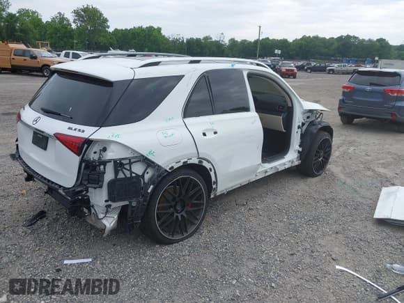 ✅ 2022 Mercedes-Benz GLE 350 • VIN: 4JGFB4KB4NA698779 • Лот: 42451950. Опубликован ранее на IAAI с пробегом 38 984 миль. Бесплатный доступ к архиву аукционных продаж из США и подробный отчёт об истории автомобиля на DreamBid. Изображение 4.