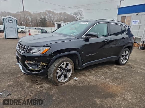 ✅ 2018 Jeep Compass Limited • VIN: 3C4NJDCB2JT479808 • Лот: 94268915. Опубликован ранее на Copart с пробегом 125 036 миль. Бесплатный доступ к архиву аукционных продаж из США и подробный отчёт об истории автомобиля на DreamBid. Изображение 1.