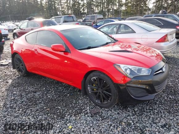 2013 Hyundai Genesis Coupe R-Spec с VIN KMHHT6KD4DU112517, выставлен на аукционе IAAI как лот 41364570 с пробегом 104 580 миль миль и . История ставок и продаж доступна на DreamBid. Изображение 1.