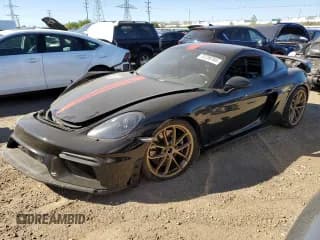 ✅ 2020 Porsche 718 Cayman GT4 • VIN: WP0AC2A88LK289651 • Lot: 73739764. Listed on Copart with 84,543 mi. Free auction sales archive from the USA and detailed vehicle history report at DreamBid. Image 1.