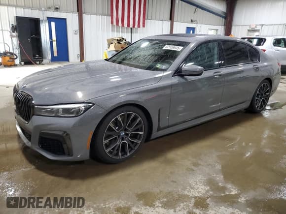 ✅ 2021 BMW 7 Series 750i xDrive • VIN: WBA7U2C0XMCF73616 • Lot: 62939935. Listed on Copart with 57,052 mi. Free auction sales archive from the USA and detailed vehicle history report at DreamBid. Image 1.