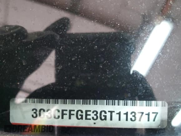 ✅ 2016 FIAT 500e • VIN: 3C3CFFGE3GT113717 • Lot: 90902065. Listed on Copart with 40,232 mi. Free auction sales archive from the USA and detailed vehicle history report at DreamBid. Image 12.