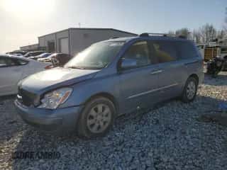 2007 Hyundai Entourage GLS z VIN KNDMC233776012941, wystawiony jako Copart lot #51770505 z przebiegiem 172 633 mil mil oraz Czysty tytuł • Clean title. Historia ofert i sprzedaży dostępna na DreamBid. Obrazek 1.