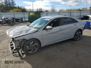 2024 Hyundai Elantra SEL with VIN KMHLM4DG2RU790287, listed as a Copart auction lot 85339235 with 36,893 mi miles and Salvage title. Bid and sale history available at DreamBid. Image 1.