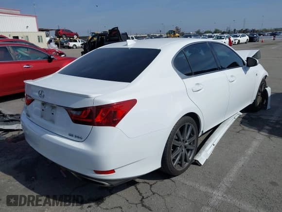 ✅ 2015 Lexus GS 350 • VIN: JTHBE1BL3FA008148 • Lot: 41614861. Listed on IAAI with 120,404 mi. Free auction sales archive from the USA and detailed vehicle history report at DreamBid. Image 4.