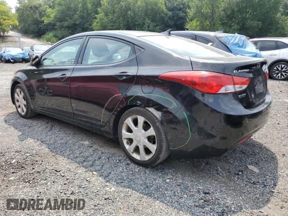 ✅ 2013 Hyundai Elantra Limited • VIN: KMHDH4AE2DU861251 • Lot: 67797435. Listed on Copart with 122,202 mi. Free auction sales archive from the USA and detailed vehicle history report at DreamBid. Image 2.