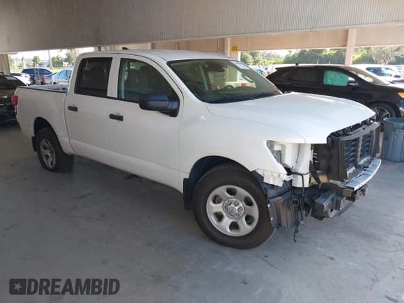 ✅ 2023 Nissan Titan SV • VIN: 1N6AA1EE4PN103654 • Lot: 43030438. Listed on IAAI with 75,095 mi. Free auction sales archive from the USA and detailed vehicle history report at DreamBid. Image 1.