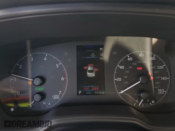 ✅ 2025 Toyota Corolla Hybrid LE • VIN: JTDBCMFE8S3077582 • Lot: 82417905. Listed on Copart with 4,435 mi. Free auction sales archive from the USA and detailed vehicle history report at DreamBid. Image 9.