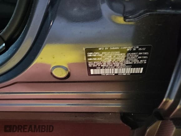 ✅ 2022 Subaru Forester • VIN: JF2SKAAC7NH480002 • Лот: 43933992. Опубликован ранее на IAAI с пробегом 65 281 миль. Бесплатный доступ к архиву аукционных продаж из США и подробный отчёт об истории автомобиля на DreamBid. Изображение 40.