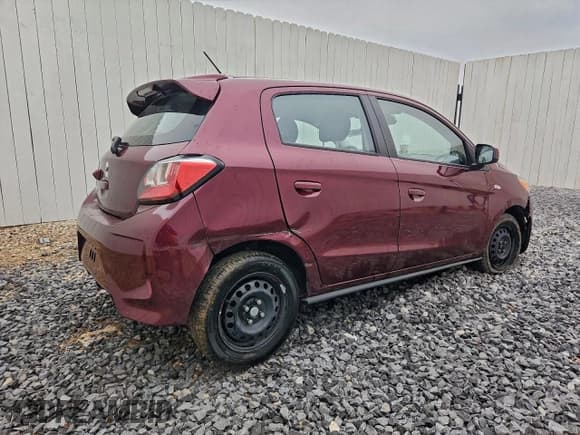 ✅ 2024 Mitsubishi Mirage ES • VIN: ML32AUHJ1RH007969 • Lot: 96101795. Listed on Copart with 44,086 mi. Free auction sales archive from the USA and detailed vehicle history report at DreamBid. Image 3.