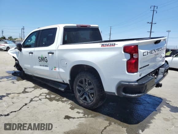 ✅ 2024 Chevrolet Silverado 1500 Custom Trail Boss • VIN: 3GCPDCEK9RG194423 • Lot: 63011675. Listed on Copart with 8,408 mi. Free auction sales archive from the USA and detailed vehicle history report at DreamBid. Image 2.