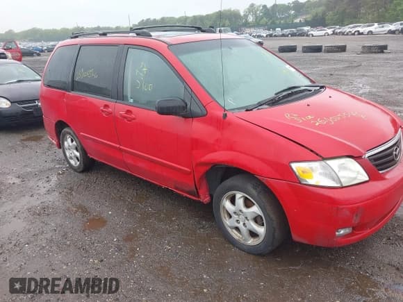 ✅ 2000 Mazda MPV DX • VIN: JM3LW28G1Y0125407 • Лот: 42386995. Опубликован ранее на IAAI с пробегом Не указан. Бесплатный доступ к архиву аукционных продаж из США и подробный отчёт об истории автомобиля на DreamBid. Изображение 1.