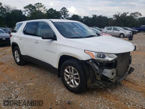 ✅ 2020 Chevrolet Traverse LS • VIN: 1GNERFKW6LJ228283 • Lot: 81711415. Wystawiony na Copart z przebiegiem 195 617 mil. Bezpłatny archiwum sprzedaży aukcyjnych z USA i szczegółowy raport historii pojazdu na DreamBid. Zdjęcie 4.