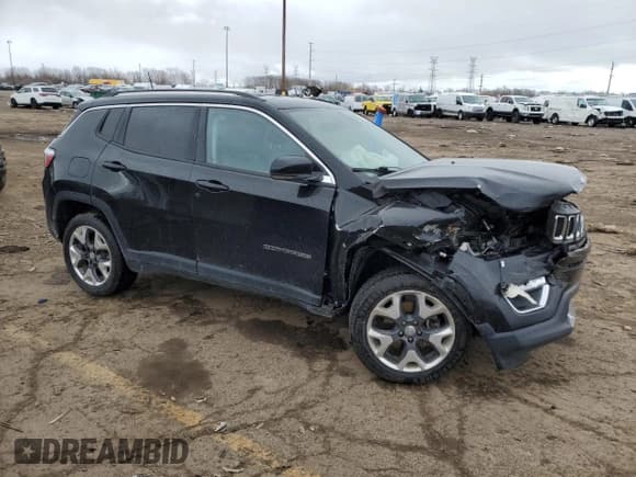 ✅ 2020 Jeep Compass Limited • VIN: 3C4NJDCB2LT196733 • Lot: 53106625. Wystawiony na Copart z przebiegiem 128 783 mil. Bezpłatny archiwum sprzedaży aukcyjnych z USA i szczegółowy raport historii pojazdu na DreamBid. Zdjęcie 4.