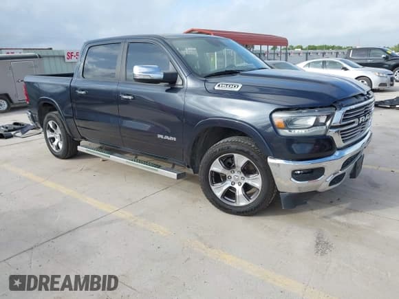✅ 2021 Ram 1500 Laramie • VIN: 1C6RREJT4MN821315 • Lot: 42528986. Listed on IAAI with 88,959 mi. Free auction sales archive from the USA and detailed vehicle history report at DreamBid. Image 1.