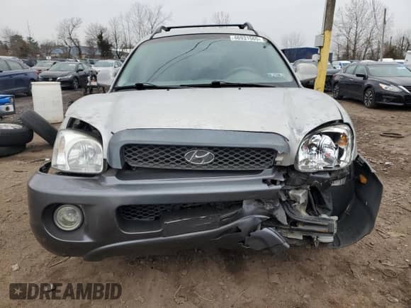 2004 Hyundai Santa Fe GLS with VIN KM8SC73D94U617141, listed as a Copart auction lot 46931565 with 120,192 mi miles and Salvage title. Bid and sale history available at DreamBid. Image 5.