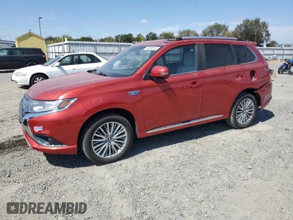 2019 Mitsubishi Outlander SEL with VIN JA4J24A55KZ035478, listed as a Copart auction lot 72070215 with 83,859 mi miles and Salvage title. Bid and sale history available at DreamBid. Image 1.