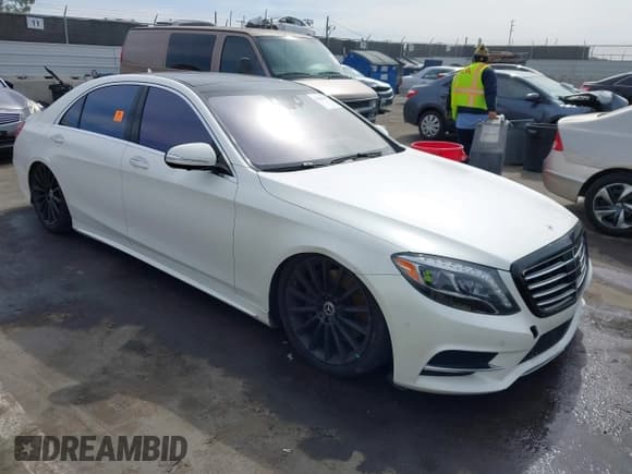 ✅ 2015 Mercedes-Benz S 550 • VIN: WDDUG8CB9FA085390 • Lot: 41686941. Listed on IAAI with 124,594 mi. Free auction sales archive from the USA and detailed vehicle history report at DreamBid. Image 1.