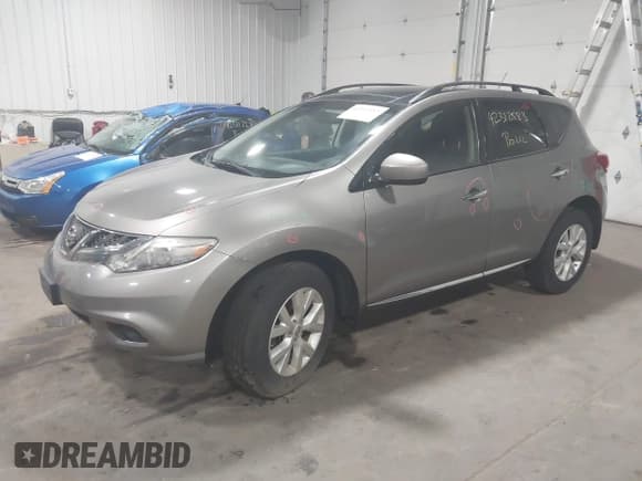 ✅ 2012 Nissan Murano SV • VIN: JN8AZ1MW2CW205923 • Lot: 42312583. Listed on IAAI with 165,484 mi. Free auction sales archive from the USA and detailed vehicle history report at DreamBid. Image 17.