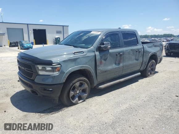 ✅ 2021 Ram 1500 Lone Star • VIN: 1C6SRFFT8MN559394 • Lot: 61243005. Listed on Copart with 45,075 mi. Free auction sales archive from the USA and detailed vehicle history report at DreamBid. Image 1.