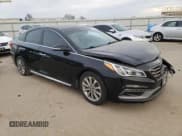 ✅ 2017 Hyundai Sonata Sport • VIN: 5NPE34AF7HH549135 • Lot: 43104283. Listed on Copart with 44,782 mi. Free auction sales archive from the USA and detailed vehicle history report at DreamBid. Image 4.