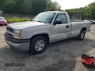 ✅ 2004 Chevrolet Silverado 1500 Work Truck • VIN: 1GCEC14X24Z141499 • Лот: 59491795. Опубликован ранее на Copart с пробегом 284 799 миль. Бесплатный доступ к архиву аукционных продаж из США и подробный отчёт об истории автомобиля на DreamBid. Изображение 1.