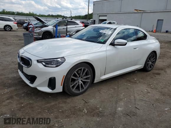 ✅ 2022 BMW 2 Series 230i • VIN: 3MW23CM08N8C50009 • Lot: 55574415. Listed on Copart with 65,654 mi. Free auction sales archive from the USA and detailed vehicle history report at DreamBid. Image 1.