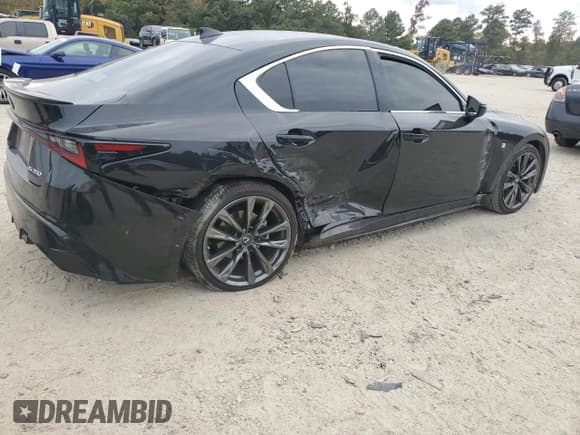 ✅ 2022 Lexus IS 350 F Sport • VIN: JTHGZ1B22N5055034 • Lot: 89634165. Listed on Copart with 56,345 mi. Free auction sales archive from the USA and detailed vehicle history report at DreamBid. Image 3.