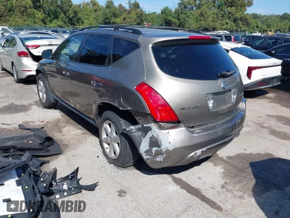 ✅ 2004 Nissan Murano SE • VIN: JN8AZ08W24W335285 • Lot: 43311141. Wystawiony na IAAI z przebiegiem 128 597 mil. Bezpłatny archiwum sprzedaży aukcyjnych z USA i szczegółowy raport historii pojazdu na DreamBid. Zdjęcie 3.