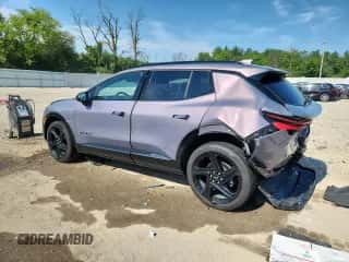 2024 Chevrolet Equinox EV RS z VIN 3GN7DSRP3RS286826, wystawiony jako Copart lot #63309685 z przebiegiem 6 119 mil mil oraz Szkoda całkowita • Salvage title. Historia ofert i sprzedaży dostępna na DreamBid. Obrazek 2.