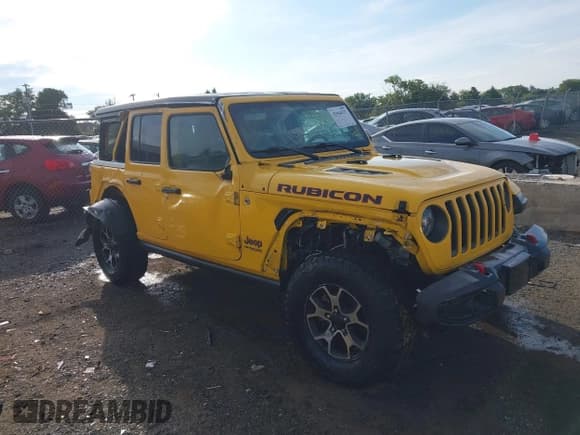 ✅ 2021 Jeep Wrangler Unlimited Rubicon • VIN: 1C4JJXFM0MW520156 • Лот: 42964527. Опубликован ранее на IAAI с пробегом 24 778 миль. Бесплатный доступ к архиву аукционных продаж из США и подробный отчёт об истории автомобиля на DreamBid. Изображение 1.