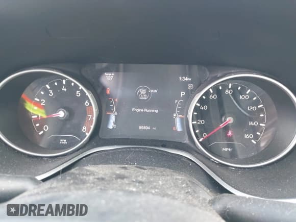 ✅ 2021 Jeep Compass Latitude • VIN: 3C4NJDBB8MT598937 • Lot: 43163444. Listed on IAAI with 95,894 mi. Free auction sales archive from the USA and detailed vehicle history report at DreamBid. Image 7.