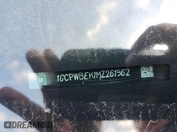 2021 Chevrolet Silverado 1500 Custom с VIN 1GCPWBEK1MZ261562, выставлен на аукционе IAAI как лот 42152755 с пробегом 112 540 миль миль и . История ставок и продаж доступна на DreamBid. Изображение 1.