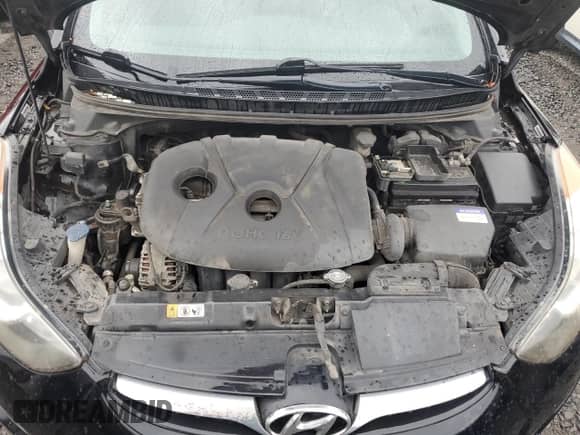 2013 Hyundai Elantra GLS z VIN KMHDH4AE2DU966999, wystawiony jako Copart lot #84441285 z przebiegiem 180 594 mil mil oraz Szkoda całkowita • Salvage title. Historia ofert i sprzedaży dostępna na DreamBid. Obrazek 11.