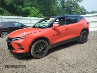 ✅ 2025 Chevrolet Blazer RS • VIN: 3GNKBKRS7SS170281 • Lot: 67539885. Listed on Copart with 2,531 mi. Free auction sales archive from the USA and detailed vehicle history report at DreamBid. Image 1.