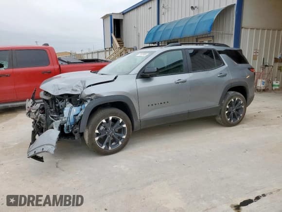 ✅ 2025 Chevrolet Equinox FWD RS • VIN: 3GNAXLEG4SL230029 • Lot: 71520465. Listed on Copart with 1,342 mi. Free auction sales archive from the USA and detailed vehicle history report at DreamBid. Image 1.