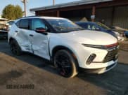 ✅ 2023 Chevrolet Blazer LT • VIN: 3GNKBJRS4PS206624 • Lot: 71523455. Listed on Copart with 32,629 mi. Free auction sales archive from the USA and detailed vehicle history report at DreamBid. Image 4.