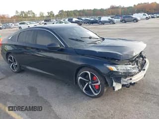 ✅ 2019 Honda Accord Sport • VIN: 1HGCV2F38KA030583 • Lot: 43626950. Listed on IAAI with 125,081 mi. Free auction sales archive from the USA and detailed vehicle history report at DreamBid. Image 1.