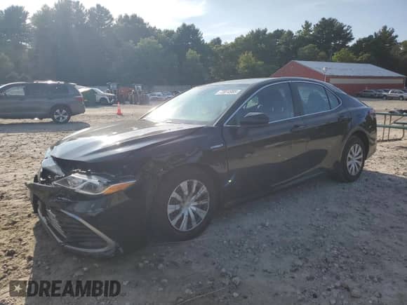 2021 Toyota Camry Hybrid LE with VIN 4T1C31AK1MU554667, listed as a Copart auction lot 72074985 with 214,321 mi miles and Salvage title. Bid and sale history available at DreamBid. Image 1.