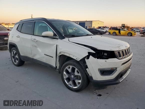✅ 2021 Jeep Compass Limited • VIN: 3C4NJDCB4MT515793 • Лот: 91704835. Опубликован ранее на Copart с пробегом 83 491 миль. Бесплатный доступ к архиву аукционных продаж из США и подробный отчёт об истории автомобиля на DreamBid. Изображение 4.
