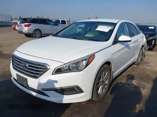 ✅ 2016 Hyundai Sonata 2.4L • VIN: 5NPE24AFXGH402261 • Лот: 43469405. Опубликован ранее на IAAI с пробегом 126 850 миль. Бесплатный доступ к архиву аукционных продаж из США и подробный отчёт об истории автомобиля на DreamBid. Изображение 2.