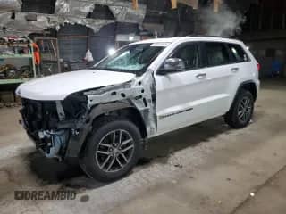 2017 Jeep Grand Cherokee Limited with VIN 1C4RJFBG3HC645821, listed as a Copart auction lot 90604955 with 37,908 mi miles and Salvage title. Bid and sale history available at DreamBid. Image 1.