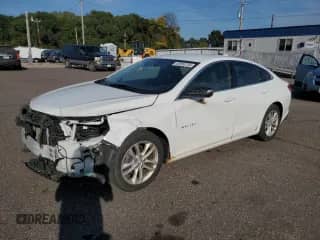 2017 Chevrolet Malibu LT z VIN 1G1ZE5ST7HF100398, wystawiony jako Copart lot #83953735 z przebiegiem 164 472 mil mil oraz Szkoda całkowita • Salvage title. Historia ofert i sprzedaży dostępna na DreamBid. Obrazek 1.