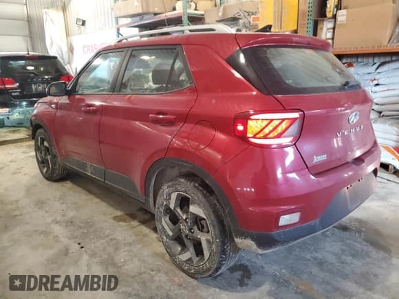 ✅ 2022 Hyundai Venue Limited • VIN: KMHRC8A34NU192671 • Lot: 87674705. Listed on Copart with 23,612 mi. Free auction sales archive from the USA and detailed vehicle history report at DreamBid. Image 2.
