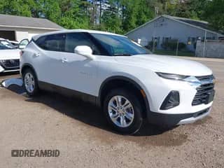 2022 Chevrolet Blazer LT z VIN 3GNKBHR40NS163519, wystawiony jako IAAI lot #42220133 z przebiegiem 35 598 mil mil oraz . Historia ofert i sprzedaży dostępna na DreamBid. Obrazek 1.