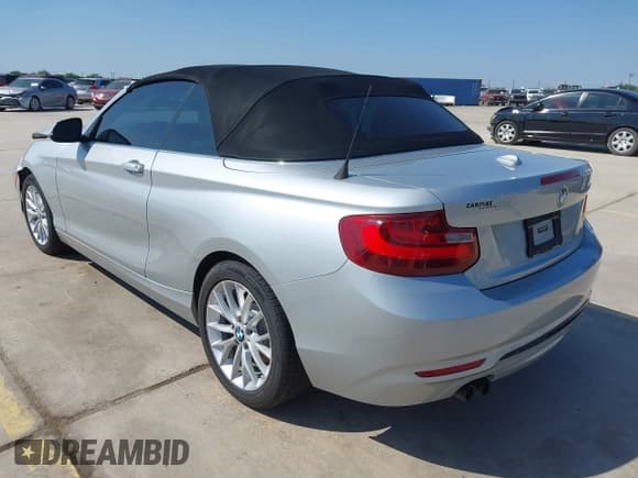 ✅ 2016 BMW 2 Series 228i • VIN: WBA1K9C53GV710188 • Лот: 42195957. Опубликован ранее на IAAI с пробегом 46 657 миль. Бесплатный доступ к архиву аукционных продаж из США и подробный отчёт об истории автомобиля на DreamBid. Изображение 3.