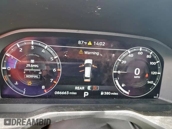 2023 Mitsubishi Outlander SEL z VIN JA4J3VA88PZ036760, wystawiony jako Copart lot #60054075 z przebiegiem 86 663 mil mil oraz Szkoda całkowita • Salvage title. Historia ofert i sprzedaży dostępna na DreamBid. Obrazek 9.