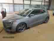 2019 Hyundai Veloster Premium z VIN KMHTG6AF9KU012802, wystawiony jako Copart lot #46091975 z przebiegiem Nie podano mil oraz Szkoda całkowita • Salvage title. Historia ofert i sprzedaży dostępna na DreamBid. Obrazek 1.