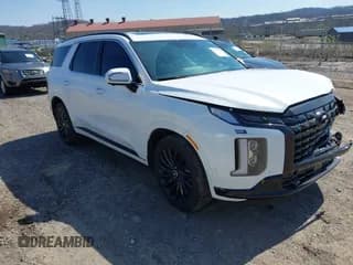 ✅ 2024 Hyundai Palisade Calligraphy • VIN: KM8R7DGE5RU749552 • Lot: 41999757. Listed on IAAI with 14,598 mi. Free auction sales archive from the USA and detailed vehicle history report at DreamBid. Image 1.