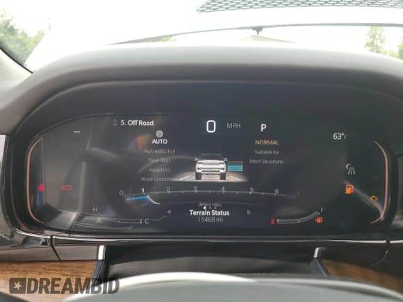 ✅ 2023 Jeep Grand Wagoneer • VIN: 1C4SJVEJ1PS560841 • Lot: 61099385. Listed on Copart with 15,467 mi. Free auction sales archive from the USA and detailed vehicle history report at DreamBid. Image 9.